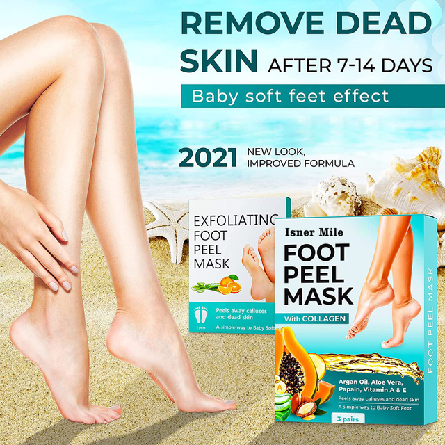 Moisturizing Foot Peel Mask Calluses Dead Skin Remover Exfoliating Foot Mask