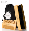 High Quality OEM/ODM Private Label 100% Bristles Bamboo Wooden Men Beard Care Brush Comb Kit