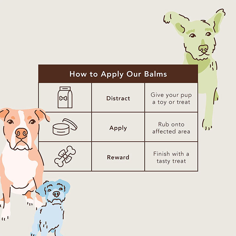 Organic Dog Allergy Relief Skin Cleaning Soother Paws Balm for Dogs Relieves Itchy Skin Dog Moisturizer for Dry Skin