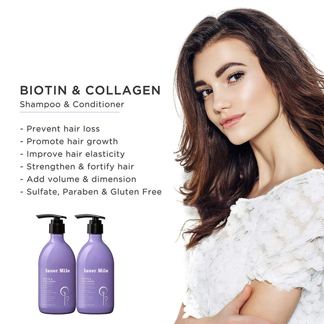 Organic Argan Oil Biotin Collagen Repair Damaged Hair Conditioner Thickening for Hair Loss Growth