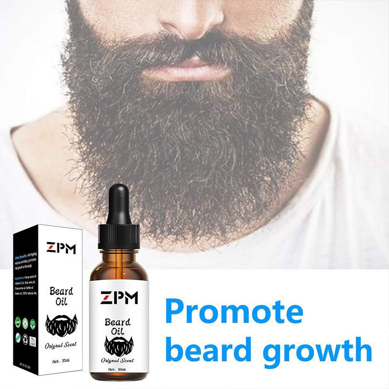 Custom logo 100% natural sandalwood scent beard oil for mens beard growth oil