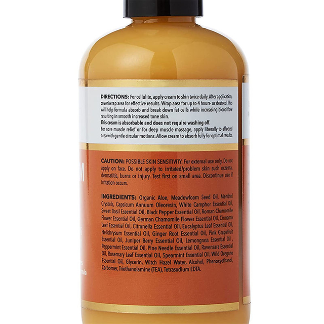 Skin Tightening Slimming Muscle Massage Gel Anti Cellulite Fat Burn Hot Cream