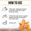 Natural Exfoliating Acne Treatment Glow Skin Moisturizing Brightening Bath Salt Scrubs Turmeric Body Facial Scrub