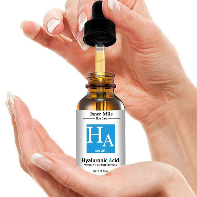 Natural Powerful Hyaluronic Acid Serum for Face, Hydrates and Plumps Skin , Renewing Glow and Brightness