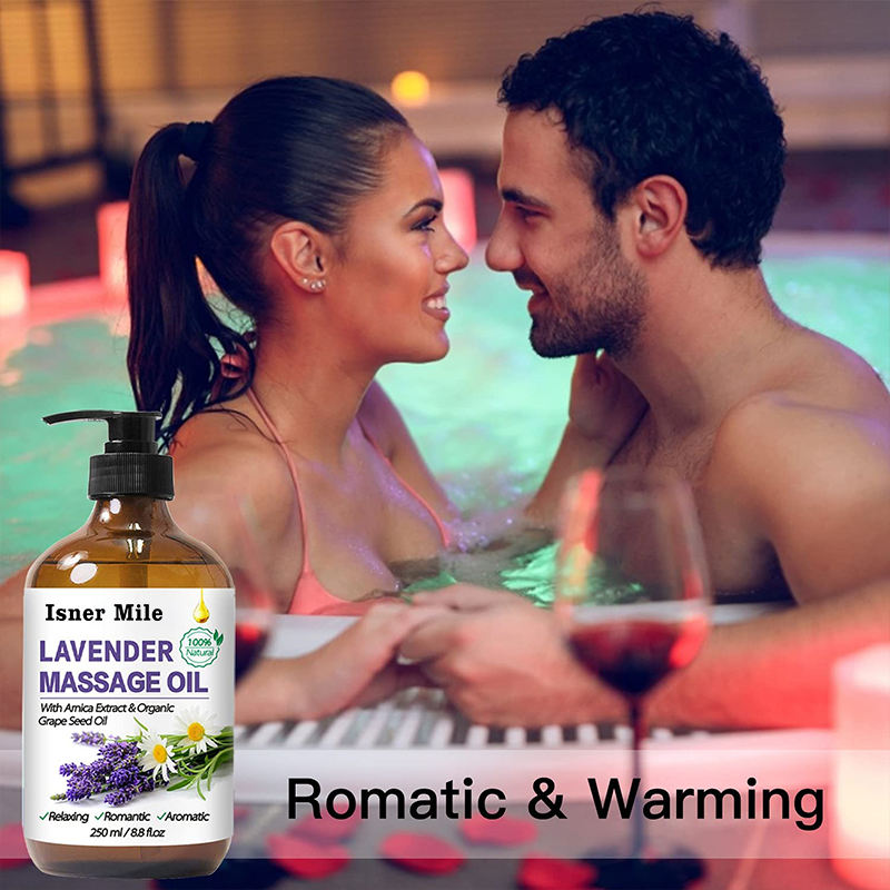 Body Warming Relaxing Couples Soothing Essential Oil Lavender Massage Oils