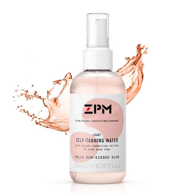 Organic OEM/ODM Private Label Self Tan Spray Mist Sunless Tanning Water