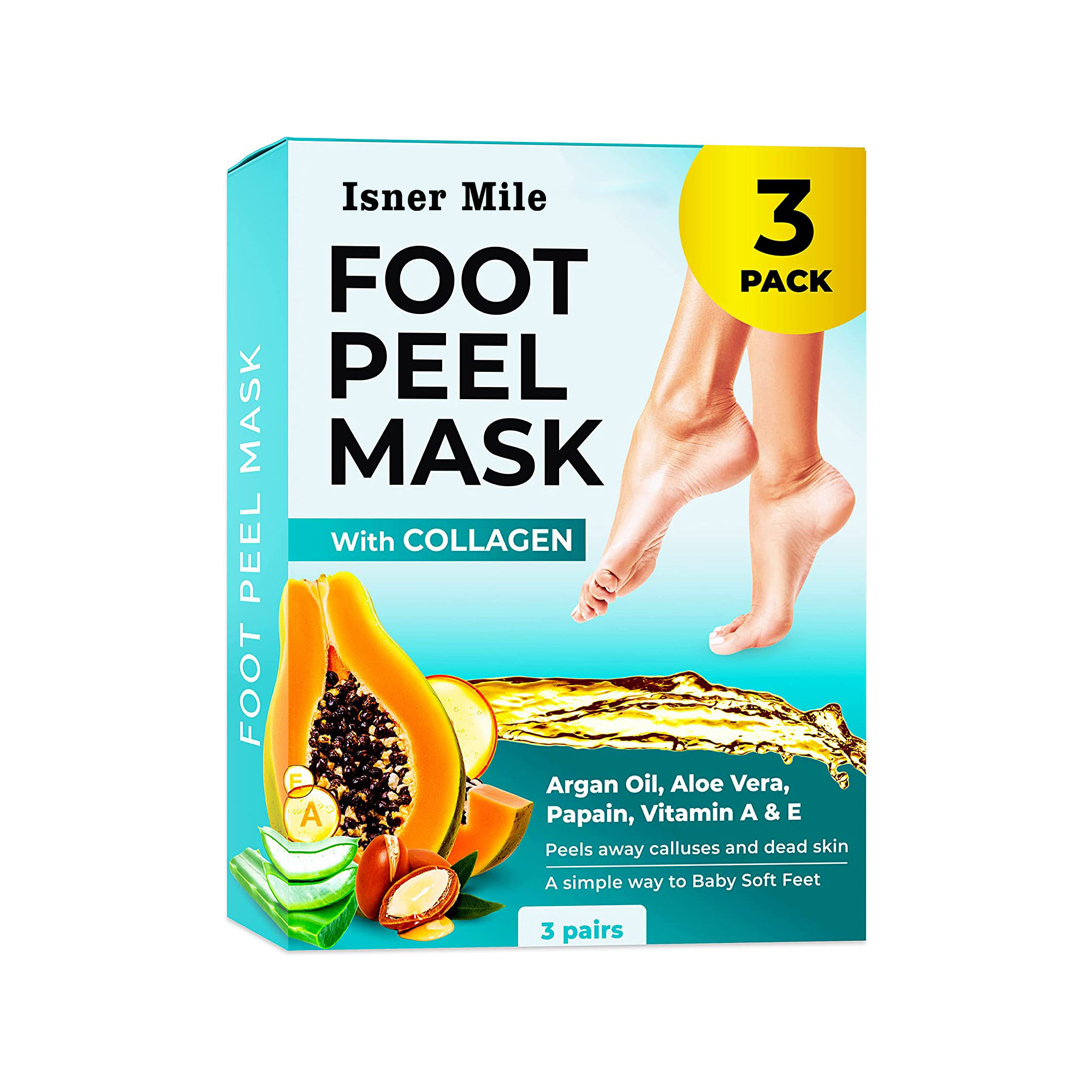 Moisturizing Foot Peel Mask Calluses Dead Skin Remover Exfoliating Foot Mask