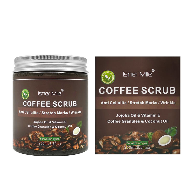 STOCK OEM Private Label Organic Skin Exfoliating Body Scrubs Coffee Scrub