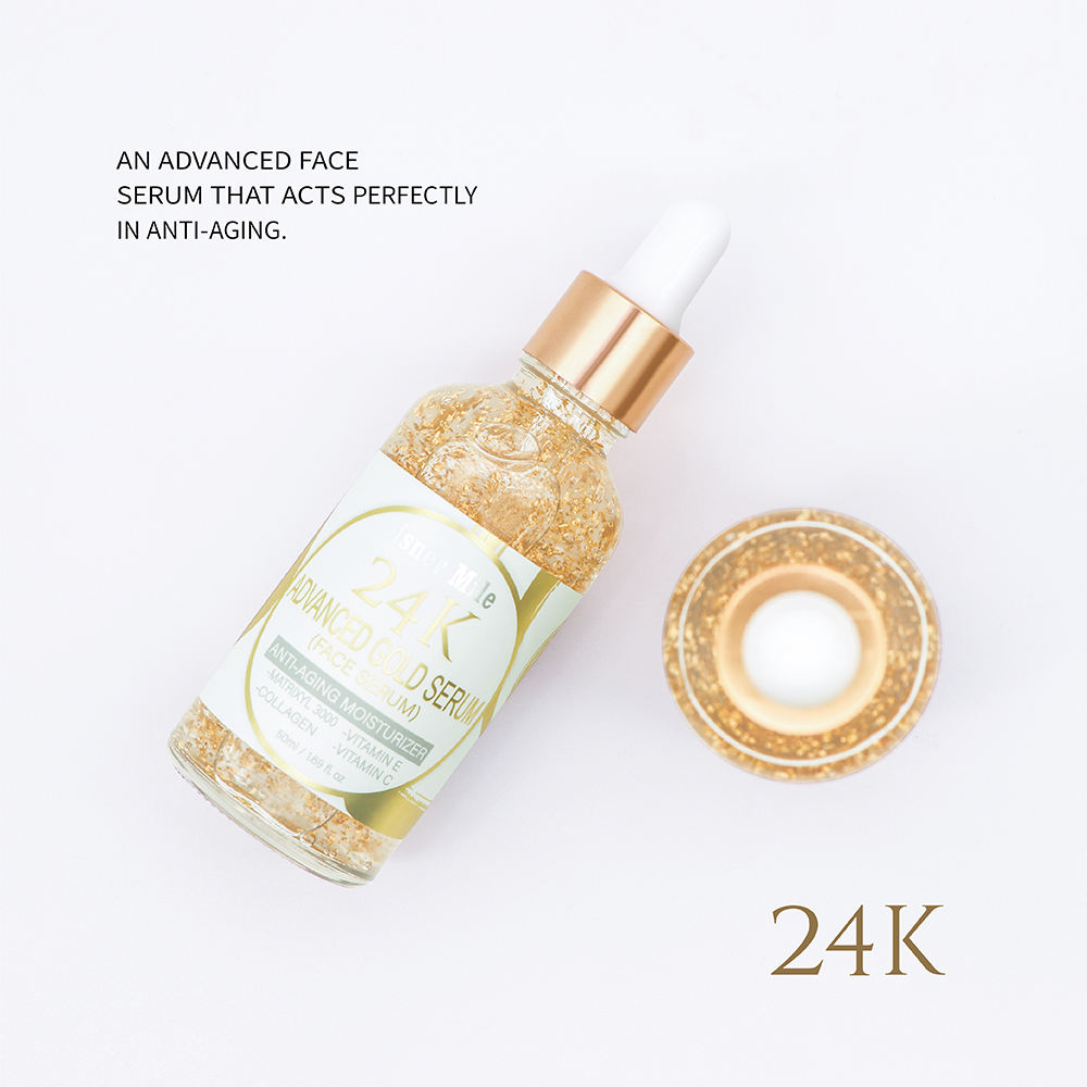 OEM ODM Face Skin Care Moisturizer Wrinkle 24K Gold Anti-aging Serum