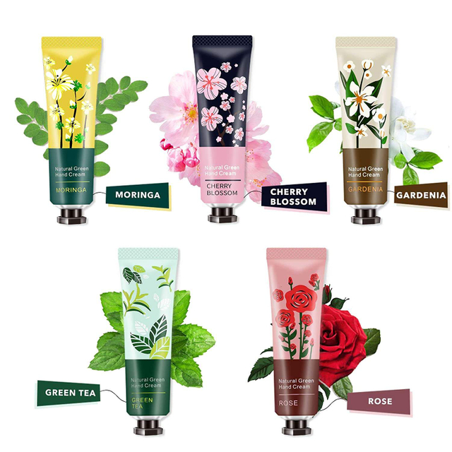 Custom Private Label Natural Organic Plant Gift Set Hand Care Cream Moisturizing Hand Cream