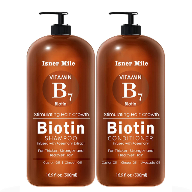 Private Label Shampoo and Conditioner Set Hair Growth Biotin Stop Hair Loss Organic Ginger Shampoo Anti Hair Loss Shampoo