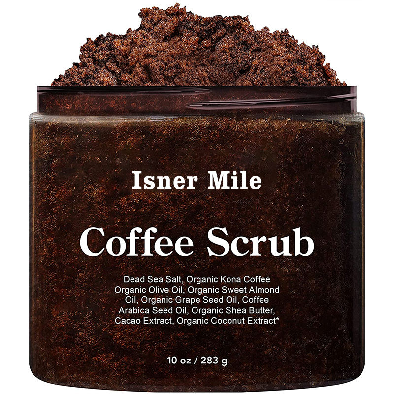 Wholesale Private Label Natural Organic Exfolianting Whitening Moisturizing Body coffee scrub