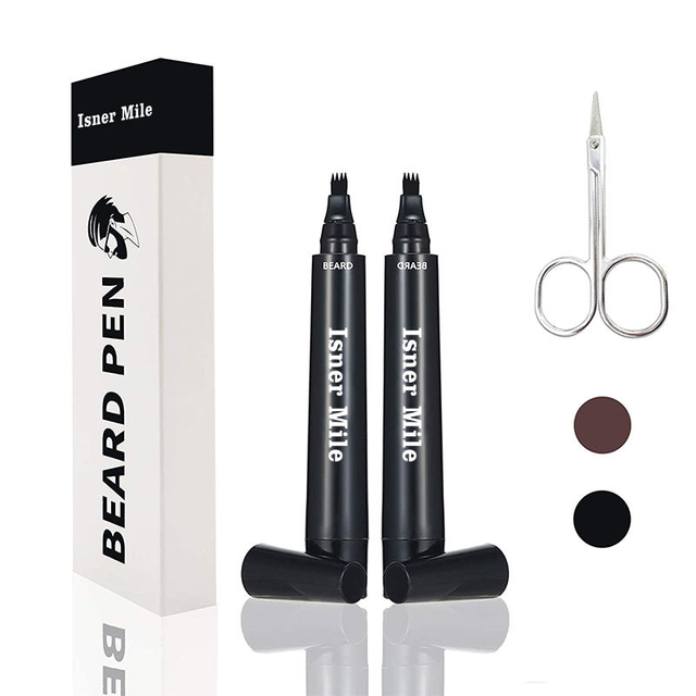 Private Label Beard Filling Filler Pencil Beard Pen for Facial Hair Repair Beard Pen kit