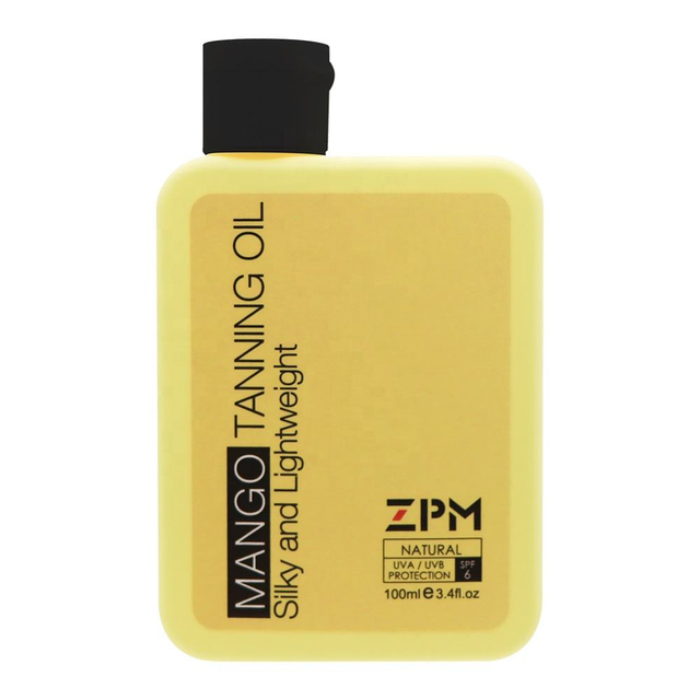 Mango Tanning Oil with SPF6 100ml Sun Tan Body Oil with Private label /In stock