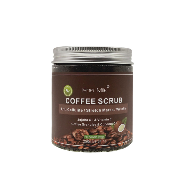 OEM Private Label 100% Natural Organic Spa Skin Whitening Body Arabica Coffee Scrub