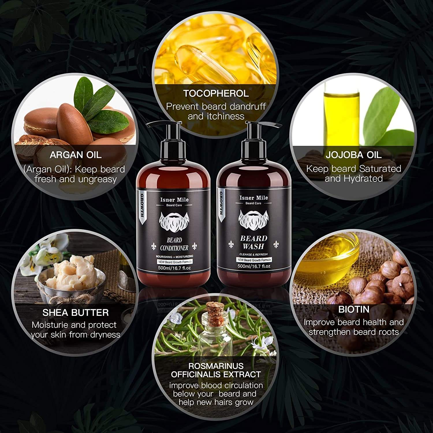 OEM/ODM Beard Oil Gift sets - All Natural Moisturizing for a Healthy Beards Great Care Set