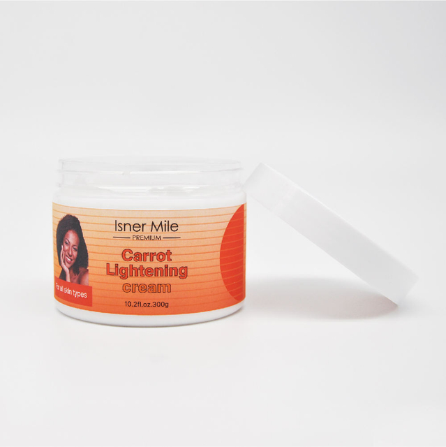 OEM/ODM Private Label Carrot Oil Lightening Lotions Brightening Body Beauty Cream Black Skin