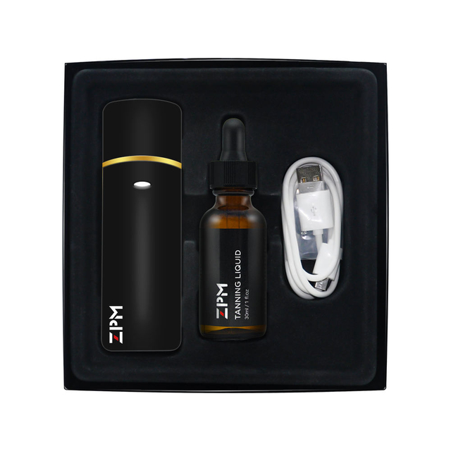 Isner Mile OEM/ODM Private Label Deep Electric Spray Tan Self Tanning Liquid Spray Sunless Tanning Mist with Spray Machine