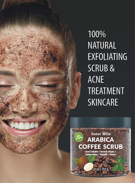 private label body scrub whitening exfoliating coffee bath body coffee scrub
