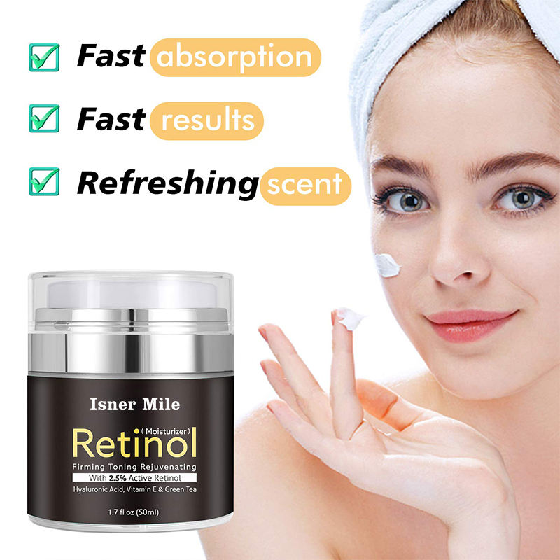organic natural face moisturizing cream anti-aging retinol cream