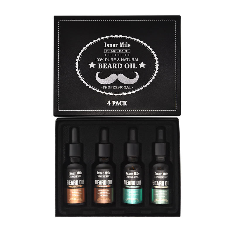 Men Organic Beard Care Serum Kit Private Label Beard Growth Oil