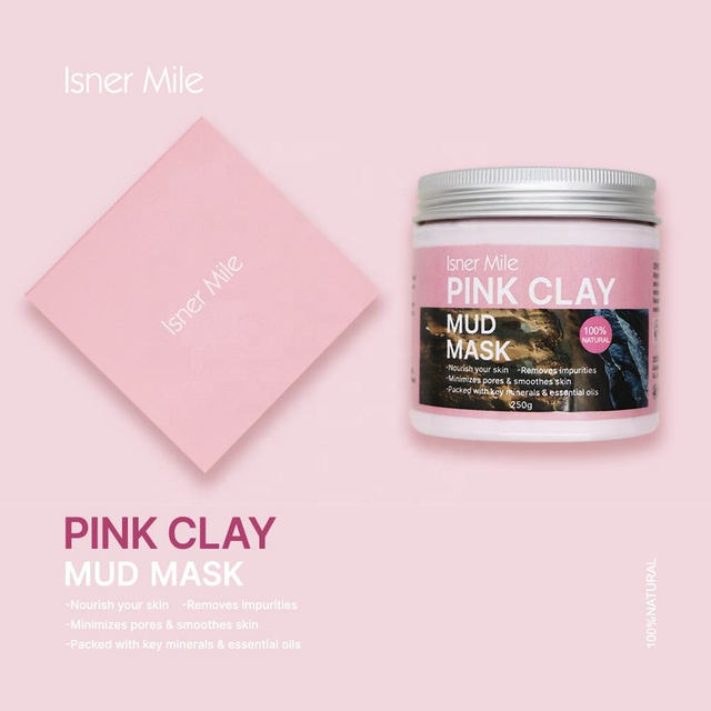 MISSY OEM/ODM Private Label Natural Organic Rose Essential oil Mud Mask Facial Organic Mask