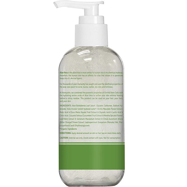 Organic Natural Skin Care Moisturizer Face Hair Scalp care After Sun Care Sunburn Aloe Vera Gel Spray