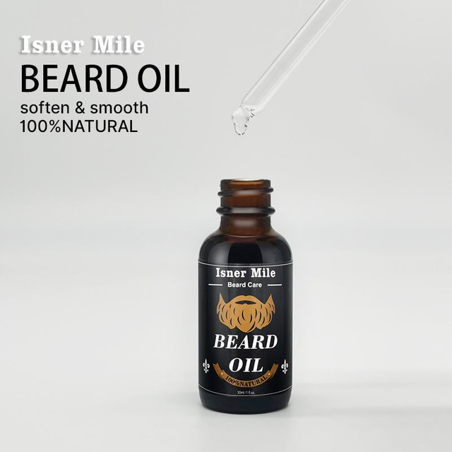 Men's 100% Natural Organic Beard Care Organic Scented Beard Growth Oil