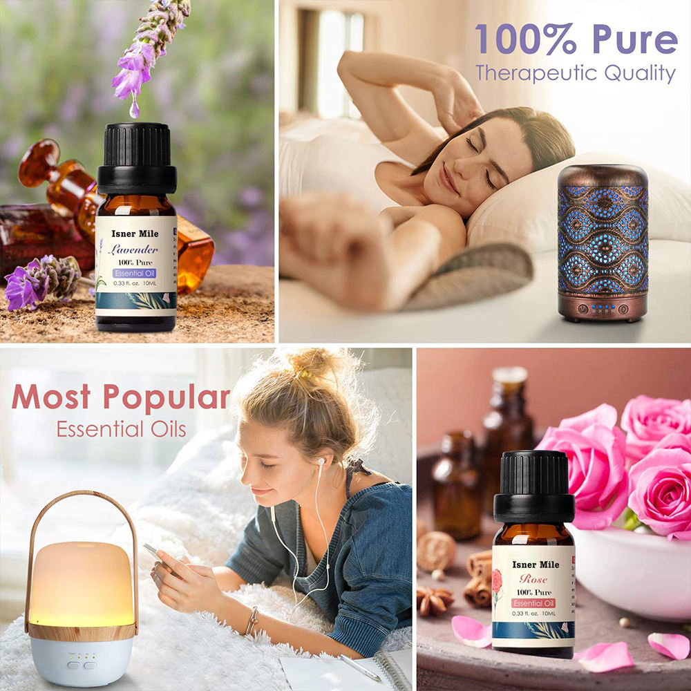 Organic Natural Pure Candle Fragrance Making Diffuser Aromatherapy Massage Oil Sandalwood Essential Oil Set