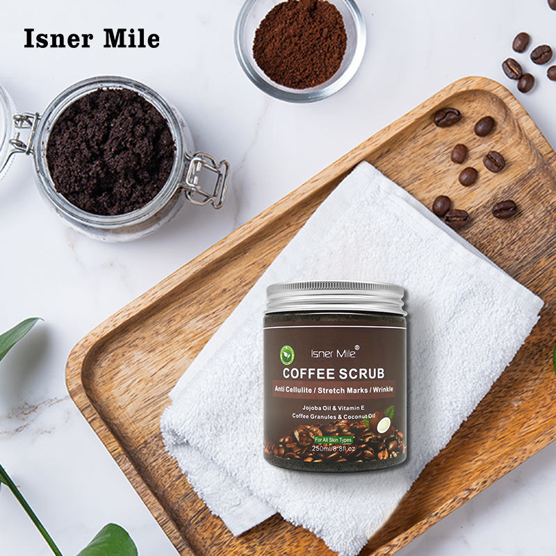 STOCK OEM Private Label Organic Skin Exfoliating Body Scrubs Coffee Scrub