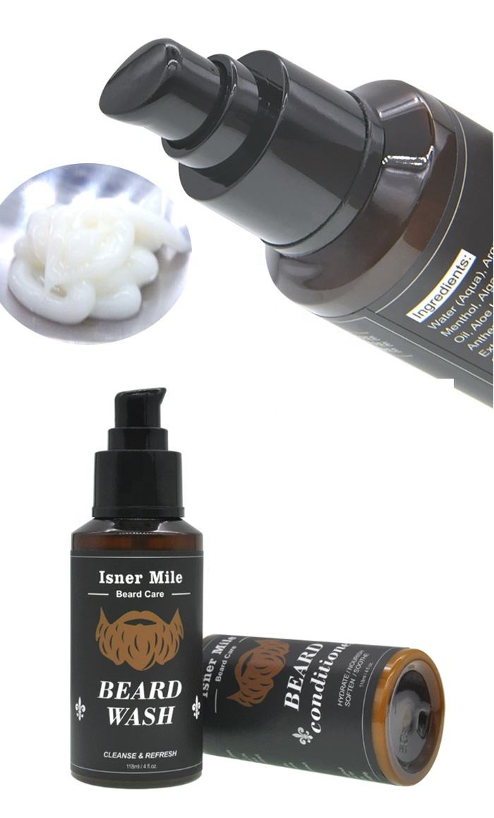 Men Private label 100% Natural Beard Oil Balm Products Beard Grooming Kit