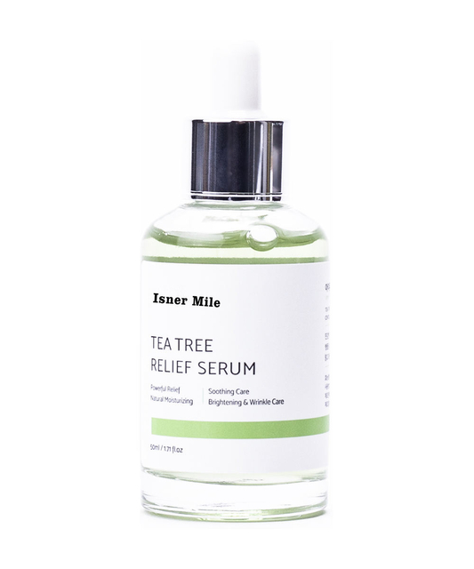Isner Mile OEM/ODM Private Label Tea Tree Relief Natural Acne Treatment Repair Skin Cell Facial Serum