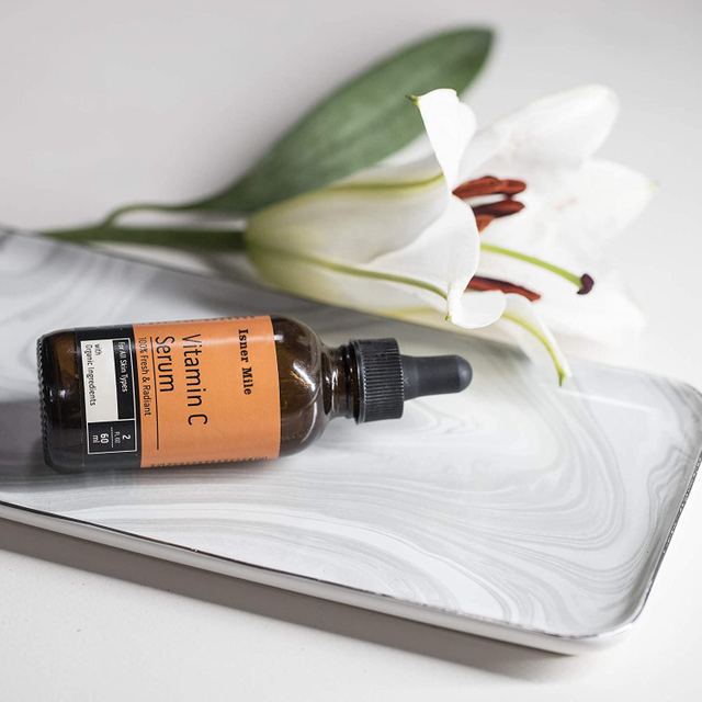 Isner Mile OEM/ODM Vitamin C Anti Aging Moisturizer Acne Scar Removal Vitamin C Facial Serum Private Label Natural Liquid Female