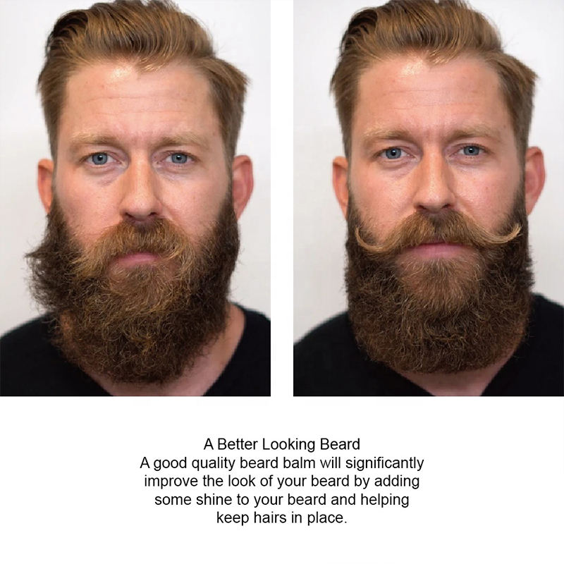 Mens Custom Logo Vegan Private Label Beard Set Beard Care Grooming Kit