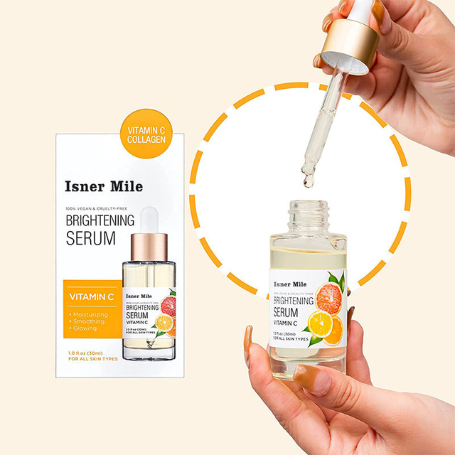 Brightening Vitamin C Serum For Face Firming Makeup Primer Serum