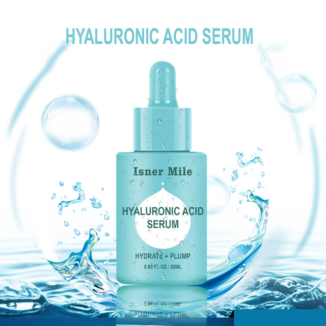 Skincare Hyloronic Acid Blue Copper Peptide Smoothing Moisturizing Repair Dry Skin HA Face Serum