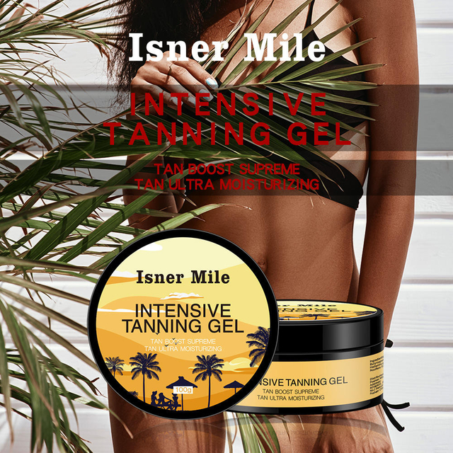 OEM ODM Private Label Sun Tan Gel Tanning Accelerator Cream outdoor Gel Lotion Oil Butter Tan