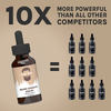 Wholesale Private Label Bread Oil Men Growth Pure 100% Natural Organic Beard Oil bread growth