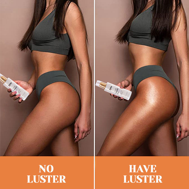 OEM Private Label Vegan Organic Tanning Bronzing Face Body Shimmer Oil