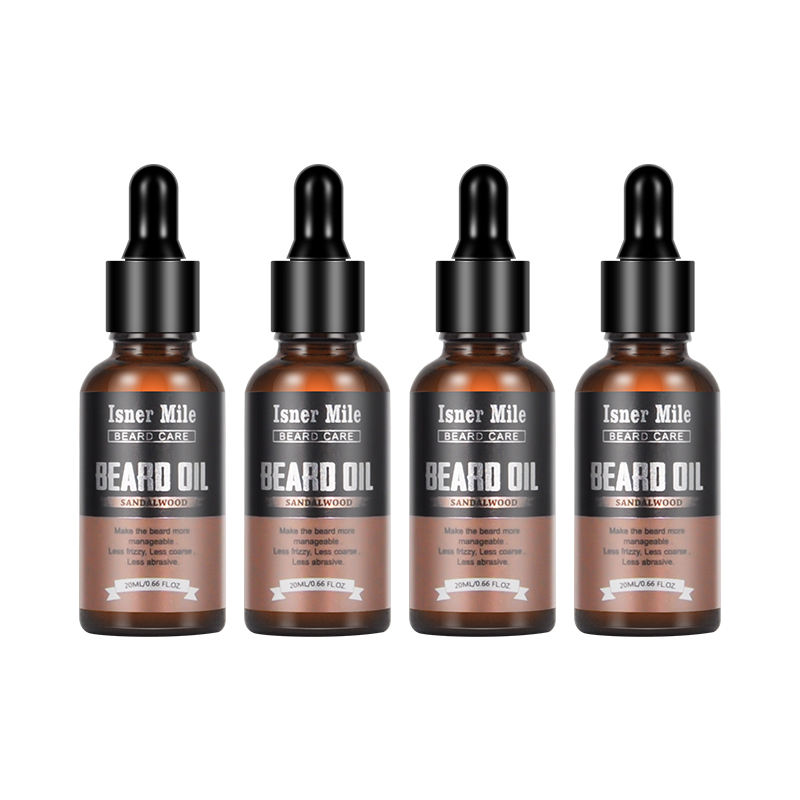 Men's sandalwood grooming beard care set growth products beard oil kit