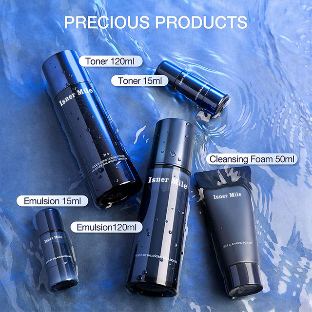 organic anti-aging long lasting moisturizing skin gentle skin care men's cleaning suit