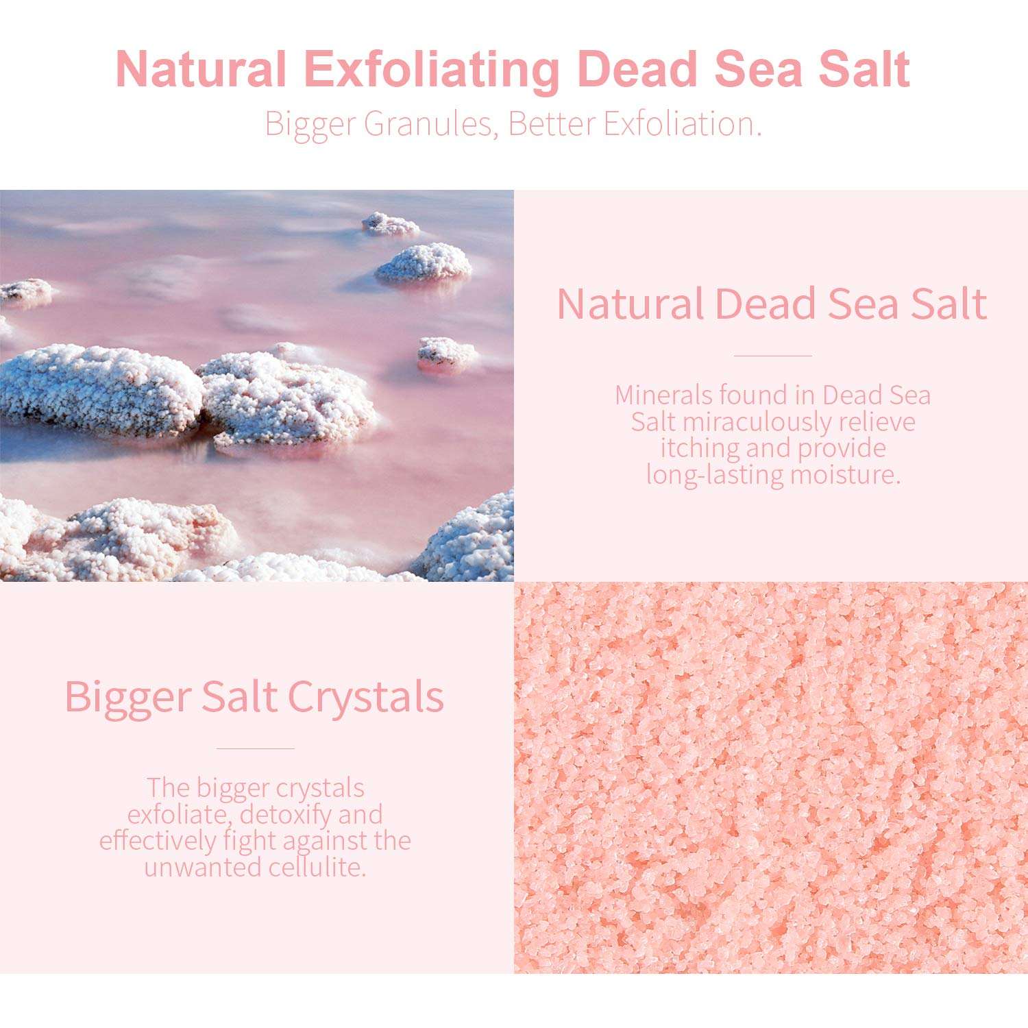 Isner Mile OEM/ODM Private Label Organic Dead Sea Salt Sweet Strawberry Exfoliating Moisturizing Nourishing Body Scrub