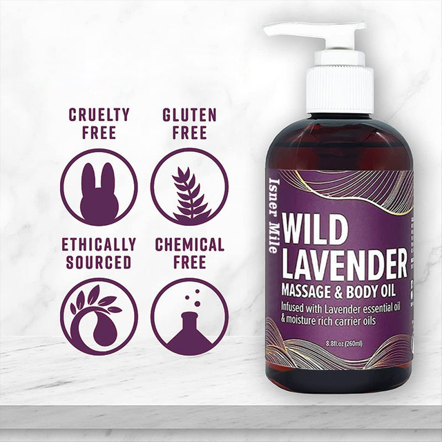 Spa Warmer Soothing Lavender Edible Vanilla Sore Muscle Essential Massage Oils