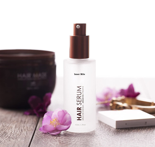 Isner Mile Organic Private Label Hair Frizz Control Shine Repair Treatment Argan Oil Hair Serum