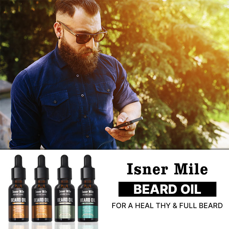 Men Organic Beard Care Serum Kit Private Label Beard Growth Oil