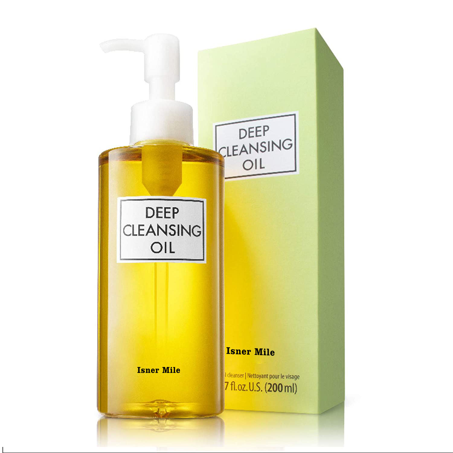 Isner Mile OEM/ODM Private Label 100% Organic Olive-oil Hydrates Softens Facial Cleansing Oil