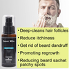 Stimulate Promote Beard Mustache Oil Balm Comb Beard Growth Roller Kit set