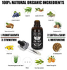 100% Natural Beard Growth Oil Mens Gift Set Castor Oil Serum Conditioner Grooming Kit