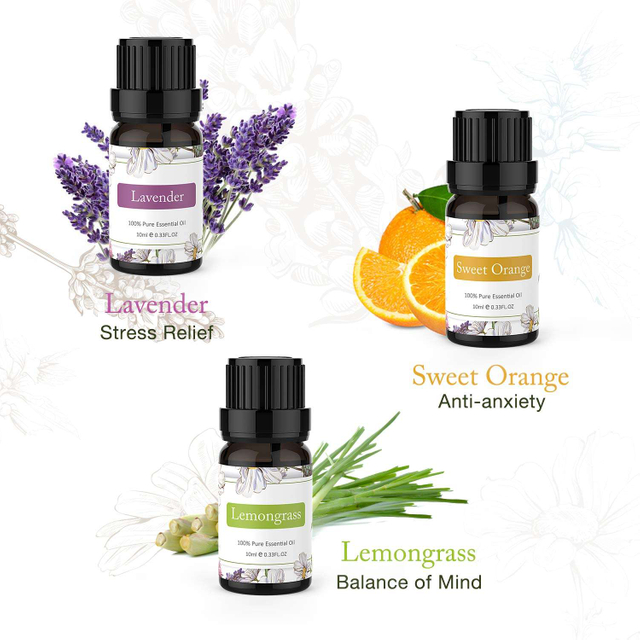 OEM/ODM Private Label 100% Organic Pure Perfume Aroma Diffuser Aromatherapy Essential Oils