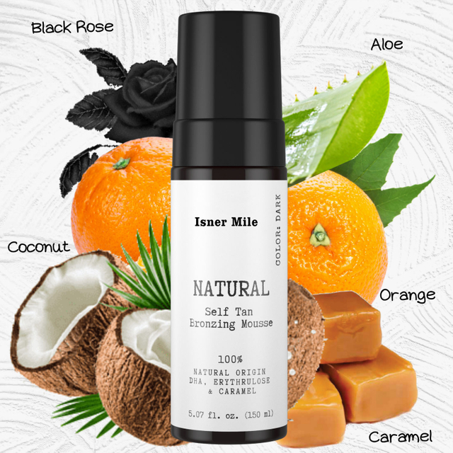 OEM/ODM Private Label Organic Natural Sunless Fake Tan Form Dark Body Self Tanner Tanning Mousse